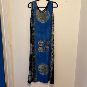 Womens summer maxi dress.   Size Large